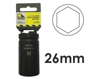 26mm 3/4in Drive Deep Impact Socket